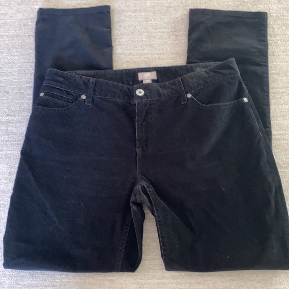 J. Jill Dark Corduroy Straight Leg Pants